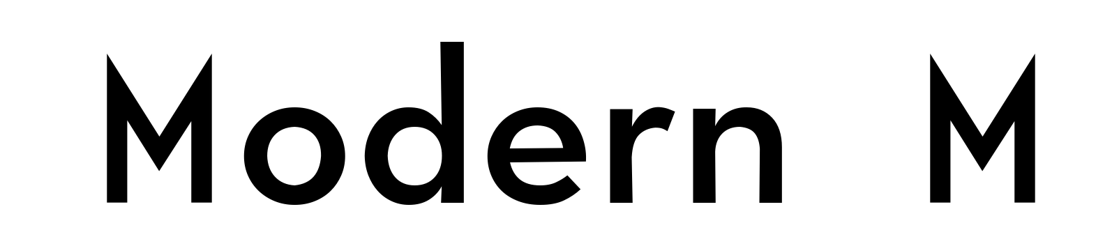 Modern M